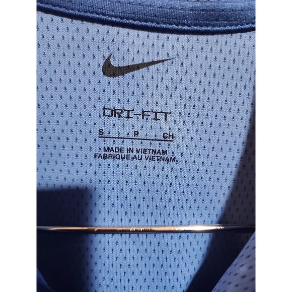 NIKE Size Small Dri Fit womens long sleeve 3/4 zip up pullover shirt sweater new - Picture 3 of 4